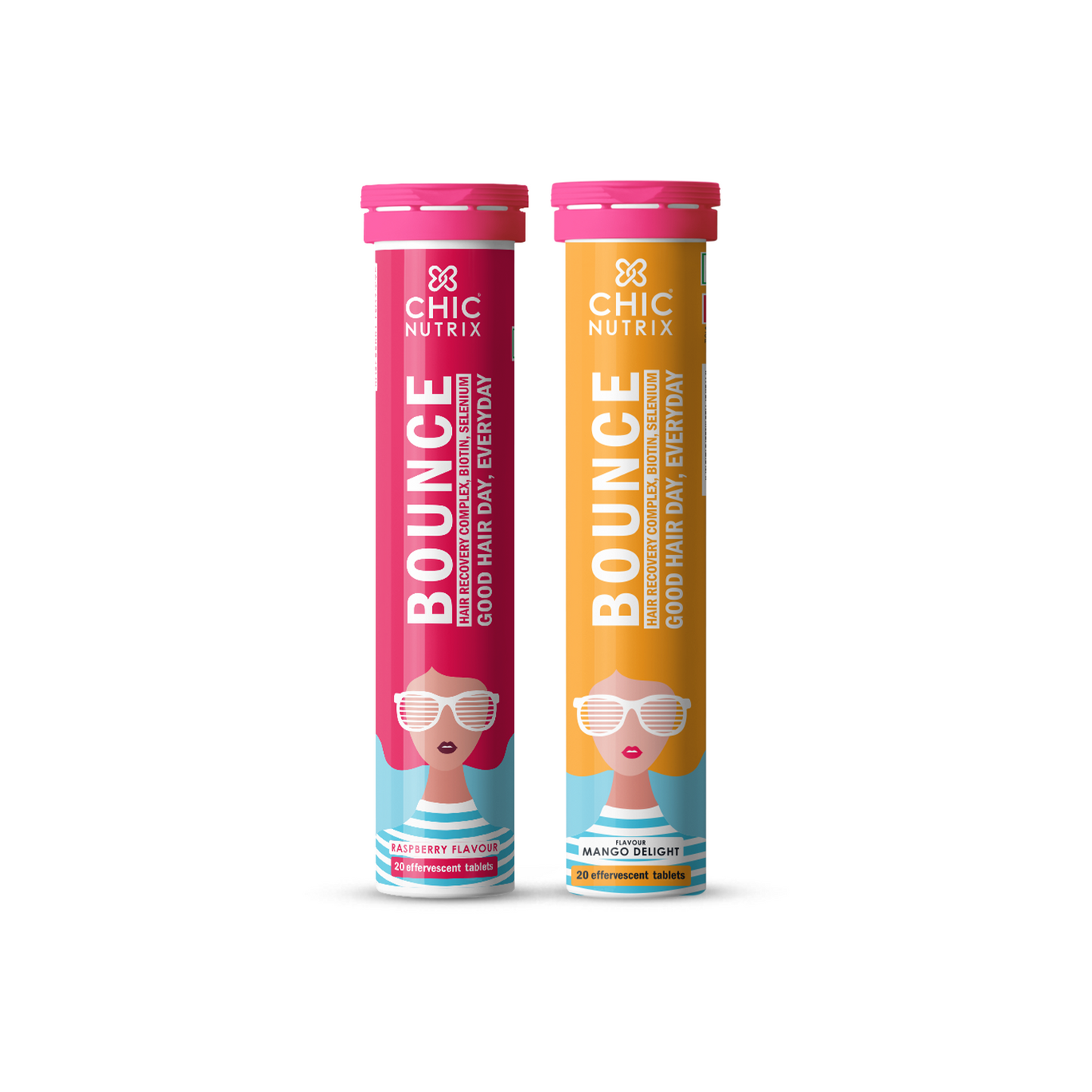 Chicnutrix Bounce Raspberry & Mango Flavours
