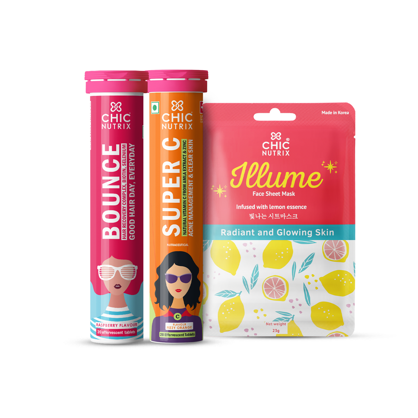 Bouncy Hair Routine – Bounce + Super C + Illume Sheet Mask