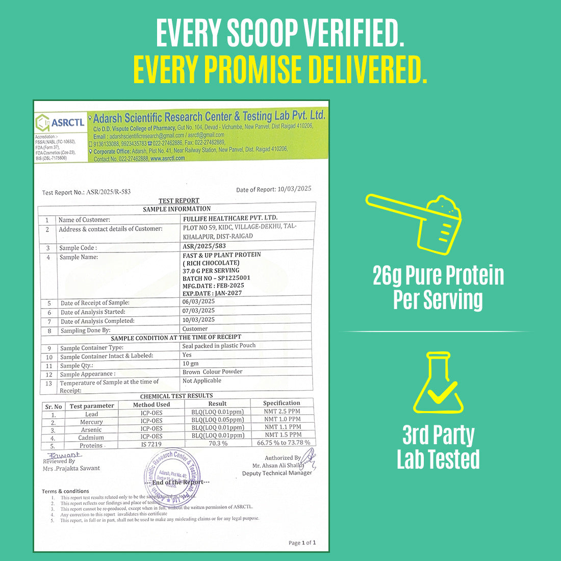 Plant Protein - Rich Chocolate – 500gms