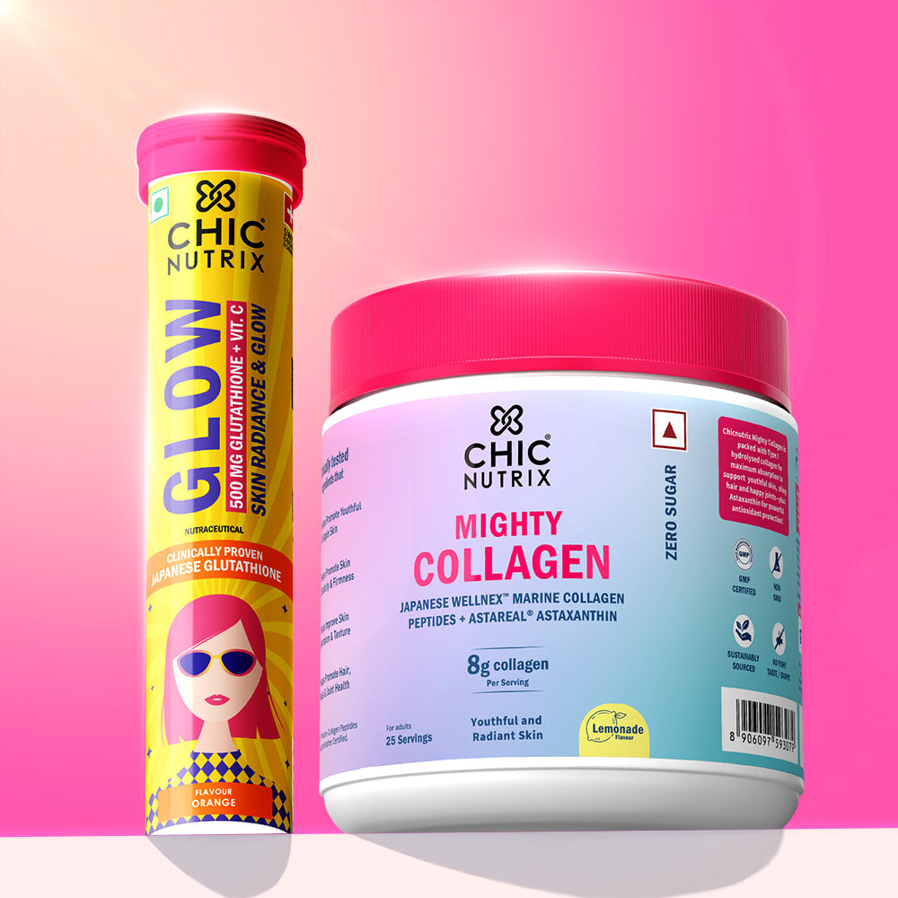 Chicnutrix Glow Blackcurrant + Collagen Peptides Combo