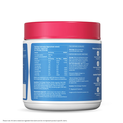 Mighty Collagen - Marine Collagen Supplement for Youthful Skin - Mango