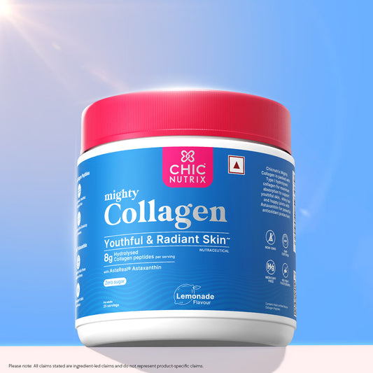 Mighty Collagen - Marine Collagen Supplement for Youthful Skin - Lemonade