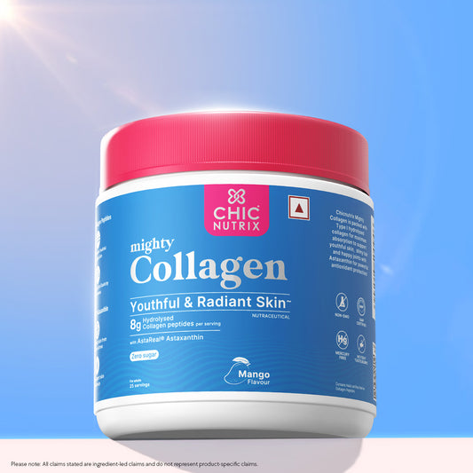 Mighty Collagen - Marine Collagen Supplement for Youthful Skin - Mango