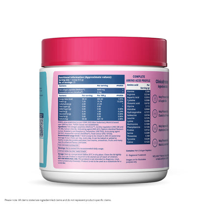 Mighty Collagen - Marine Collagen Supplement for Youthful Skin - Lemonade