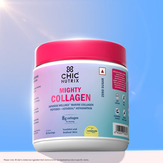 Mighty Collagen - Marine Collagen Supplement for Youthful Skin - Lemonade