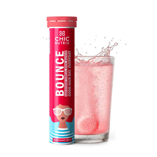 Bounce – Keratin Boosters & Biotin for Hair Growth & Hair Fall Control - Raspberry