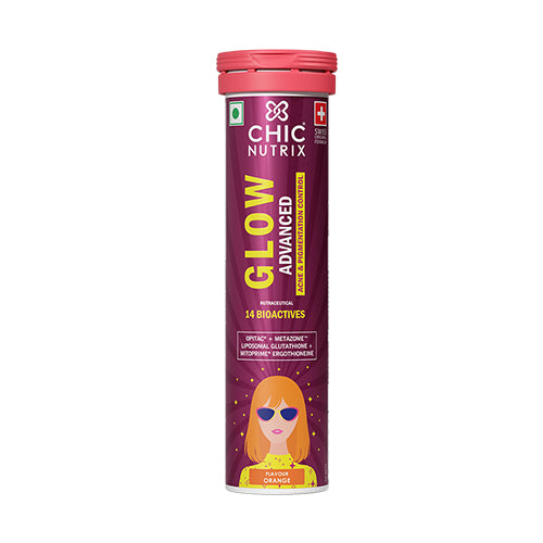 Chicnutrix Glow Advanced – Liposomal Glutathione, Ergothioneine & Strong Antioxidant Formula for Uneven Skin Tone