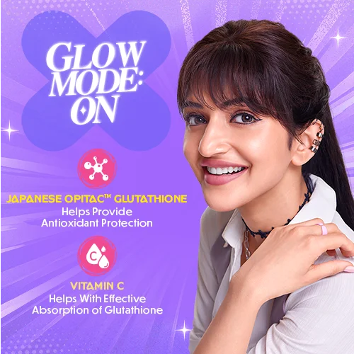 Glow – Glutathione Tablets for Skin Glow & Even-Toned Skin - Blackcurrent