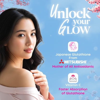 Glow - Glutathione Tablets for Glowing & Brightening Skin - Assorted Starter Pack