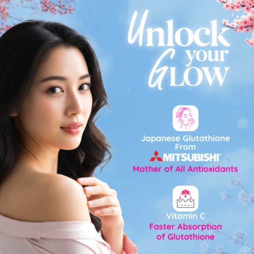 Glow - Glutathione Tablets for Skin Glow, Radiant & Even-Toned Skin - Orange