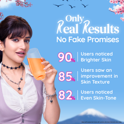 Glow - Glutathione Tablets for Skin Glow, Radiant & Even-Toned Skin - Orange