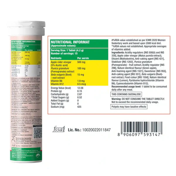 Fast&Up Apple Cider Vinegar - Green Apple