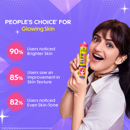 Glow – Glutathione Tablets for Skin Glow & Even-Toned Skin - Strawberry & Lemon
