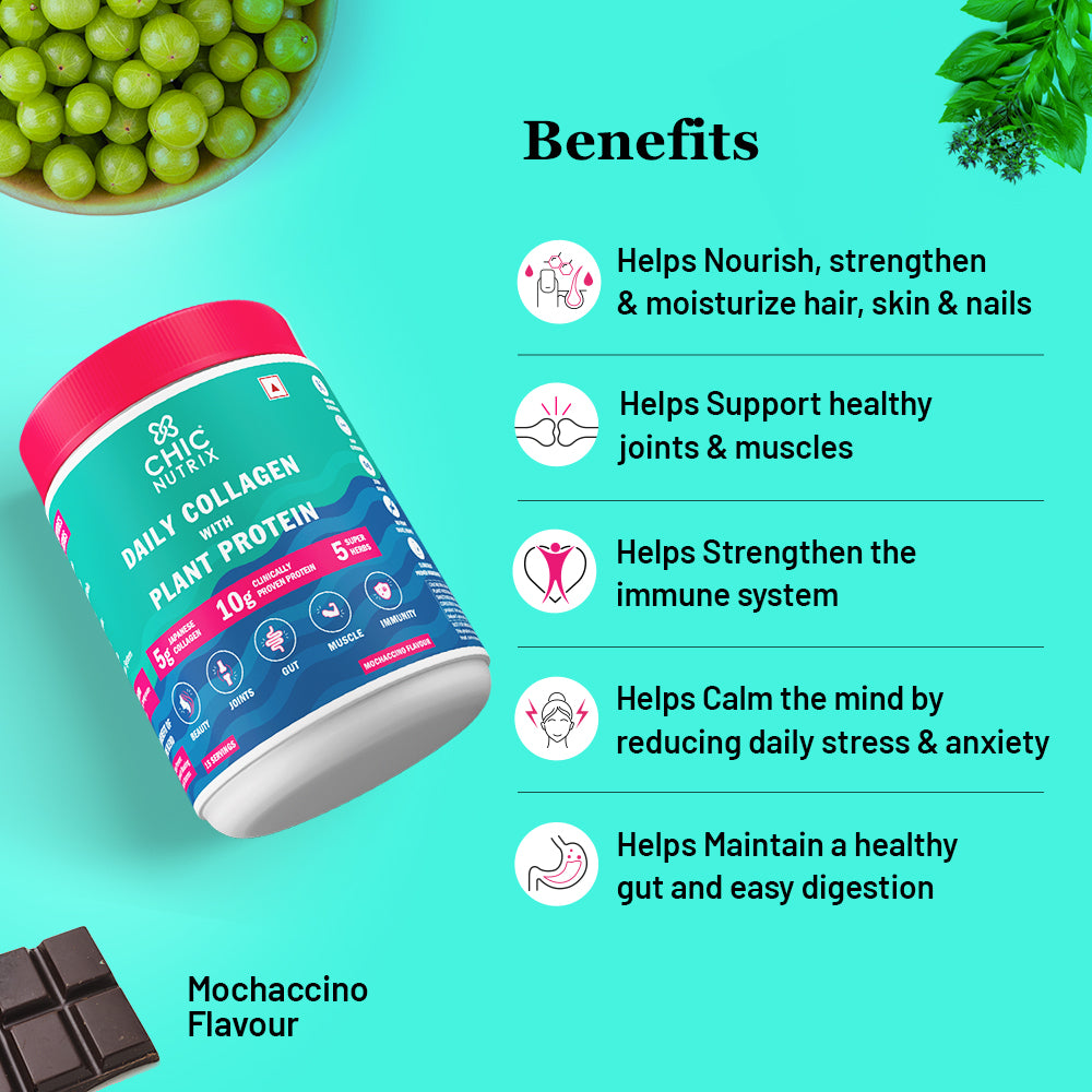 8g Marine collagen + Plant Protein Combo