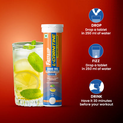 Fast&Up L-Carnitine supplement - Steps to use