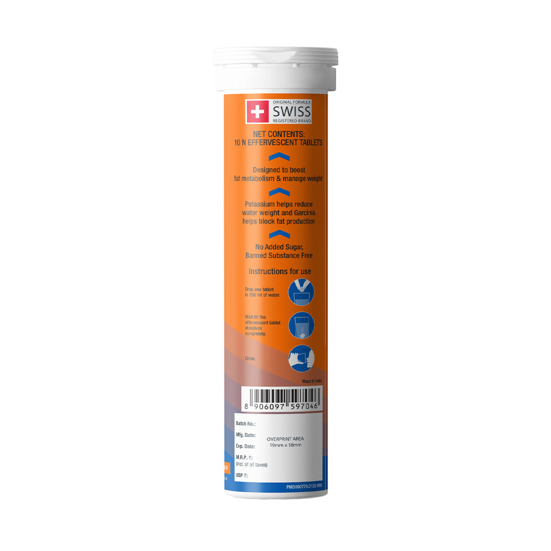 Fast&Up L-Carnitine 3000mg net contents - Best Weight Loss Supplement in India