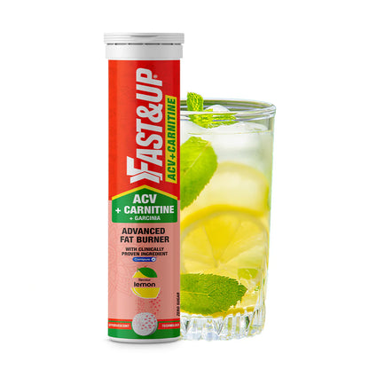 Fast&Up ACV + Carnitine + Garcinia for Weight Loss - Lemon