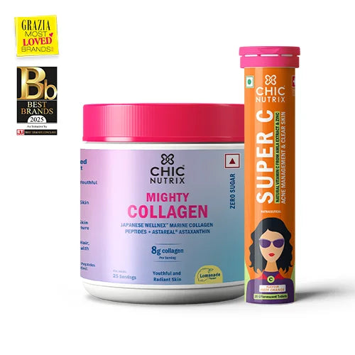 Skin Brightening & Firming Combo with Vitamin C and Marine Collagen