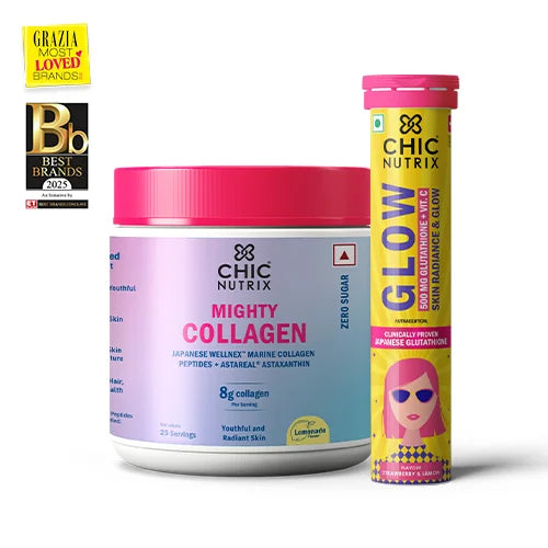 Timeless Glow Formula: Glutathione & Marine Collagen Duo