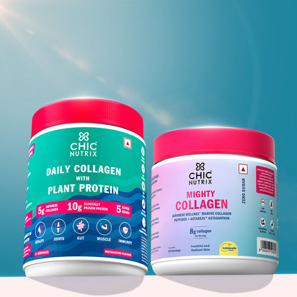8g Marine collagen + Plant Protein Combo