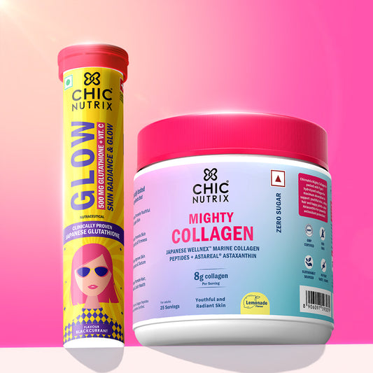 Timeless Glow Formula: Glutathione & Marine Collagen Duo