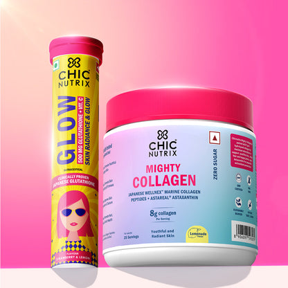 Timeless Glow Formula: Glutathione & Marine Collagen Duo