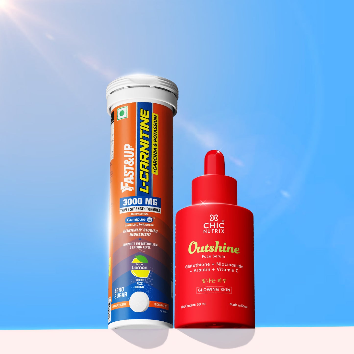 Korean Brightening Serum & Weight Loss Combo