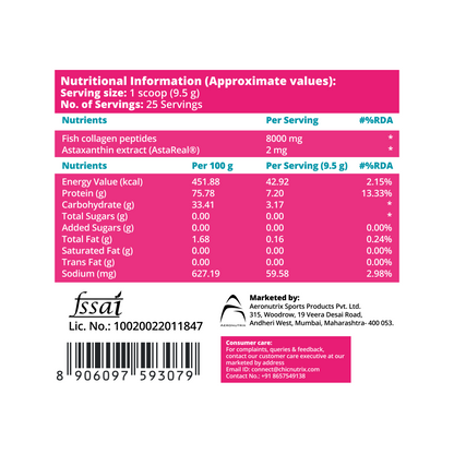 Marine Collagen Supplement for Youthful Skin - Lemonade