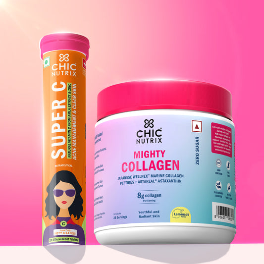Skin Brightening & Firming Combo with Vitamin C and Marine Collagen