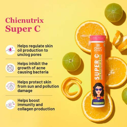 2 Step Clear Skin Routine - Chicnutrix Super C + Illume