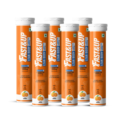 Fast&Up L-carnitine Pack of 6 weight loss supplements - best fat burning supplements in India