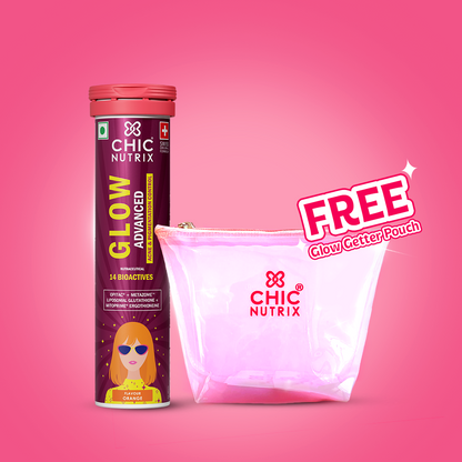 Chicnutrix Glow Advanced – Liposomal Glutathione, Ergothioneine & Strong Antioxidant Formula for Uneven Skin Tone